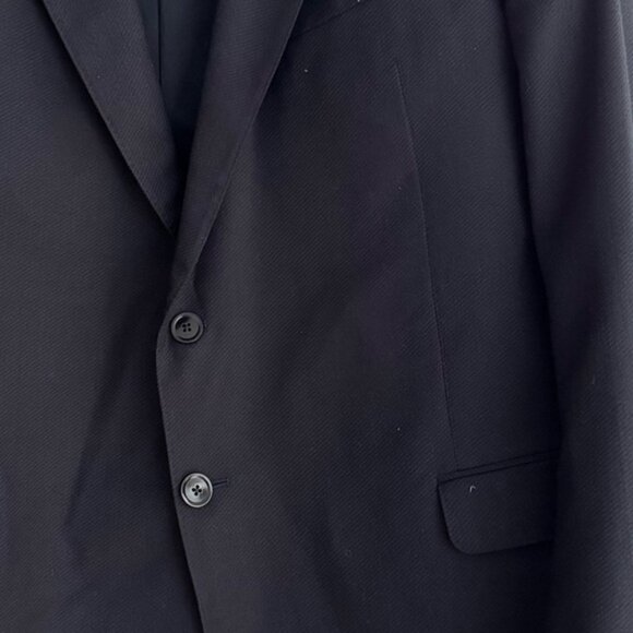 Armani Traditional Stylish Classic Navy Men 42R 36x30 2 Piece Suit Grad Prom - Picture 8 of 8